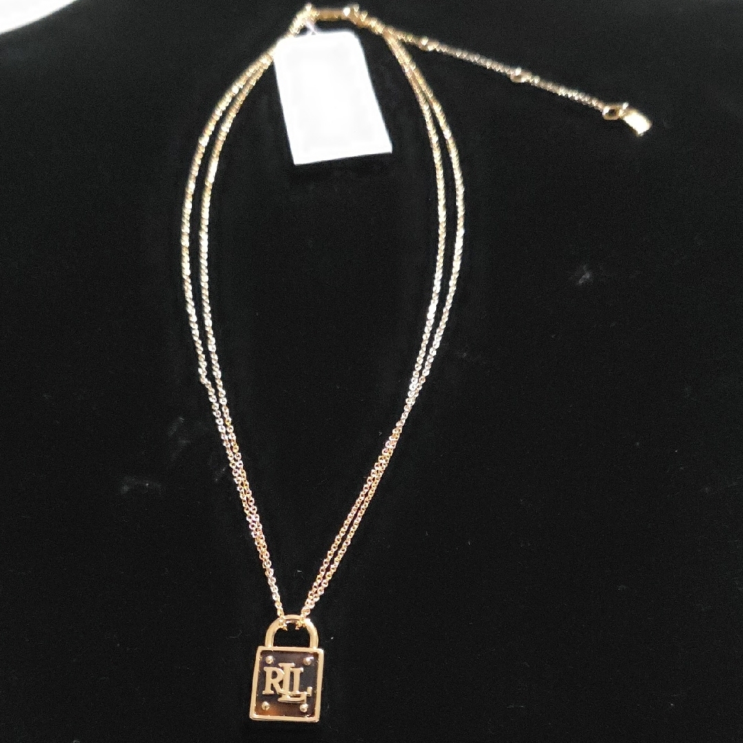 Lauren Ralph Lauren Gold-Tone Chain Necklace With Pendant 50$